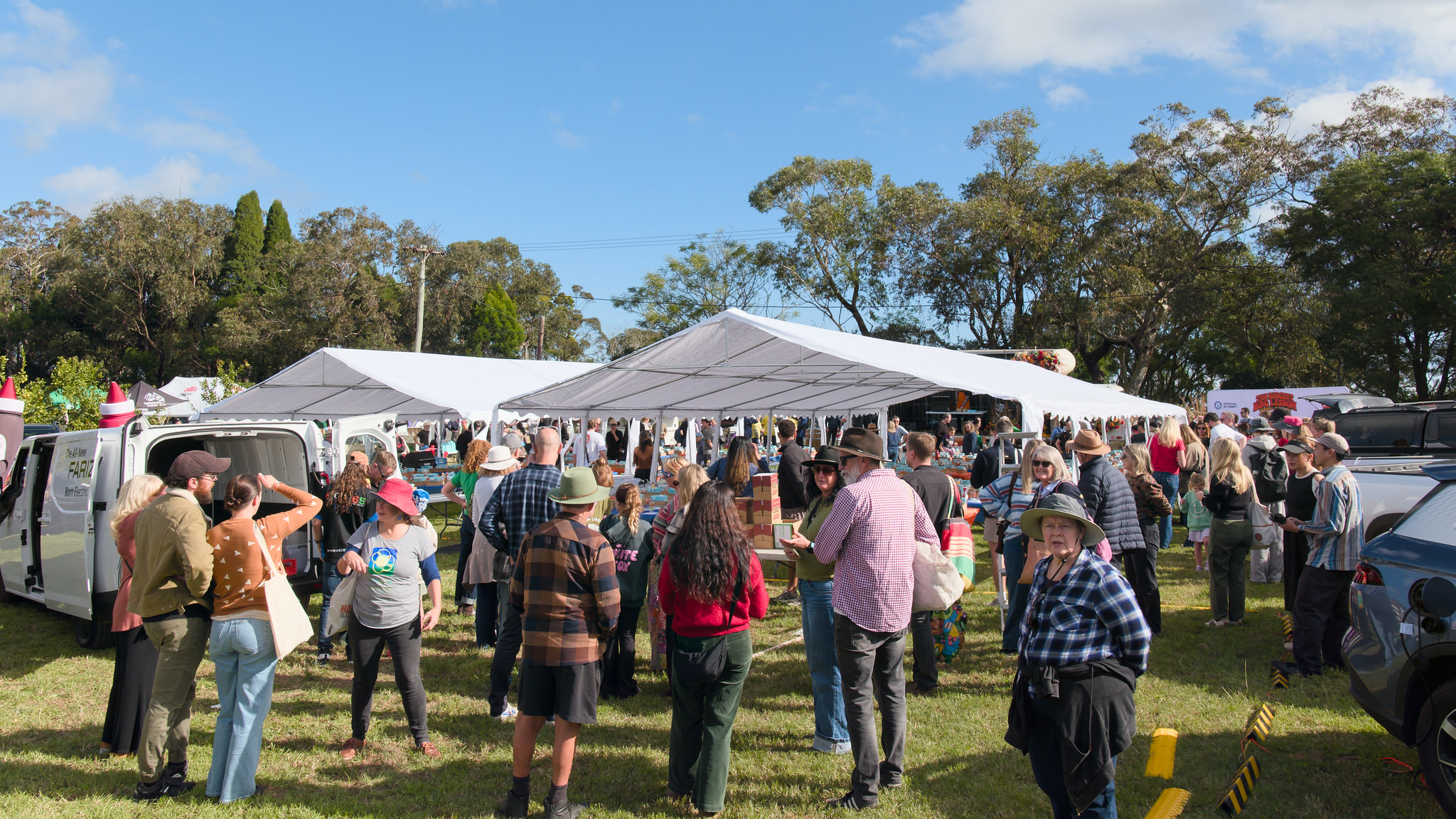 400+ People, 20 Electric Grills, Off Grid