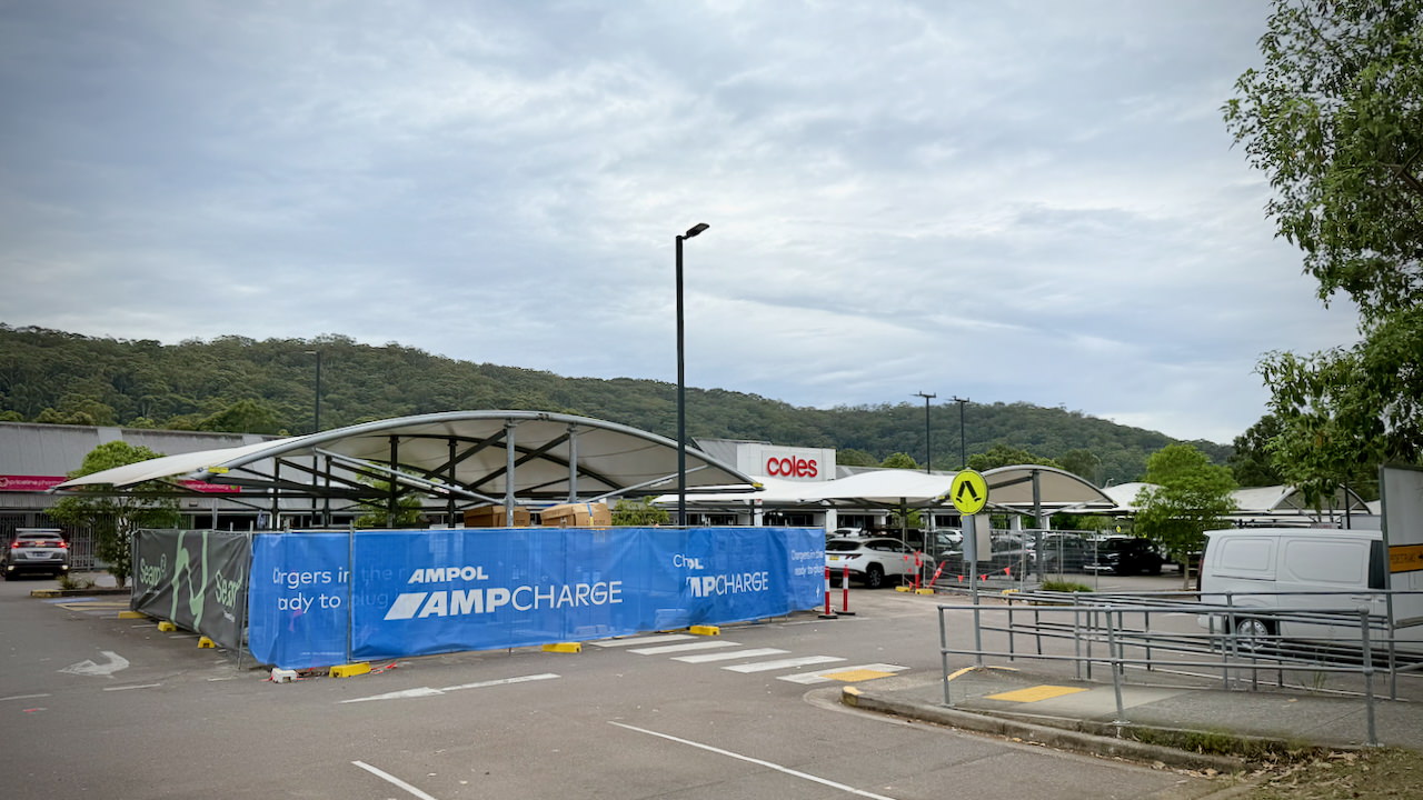 AMPCharge chargers under construction